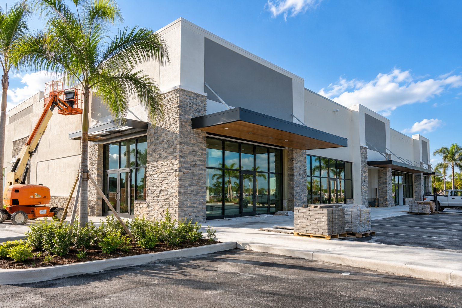 Commercial construction project